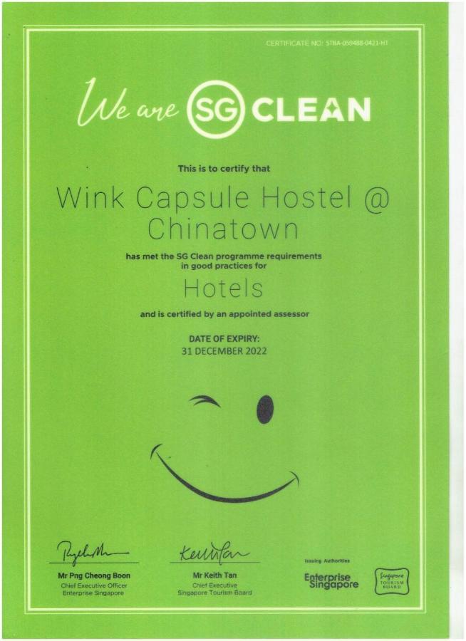 Wink At Mosque Street Capsulehotel Singapore
