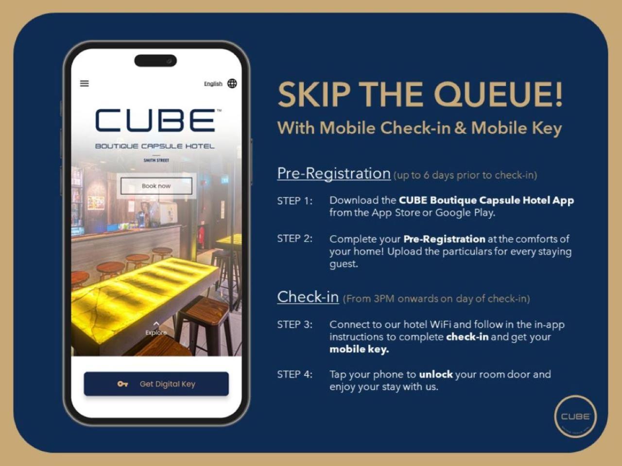 Capsule hotel Cube Boutique Capsule Hotel At Kampong Glam