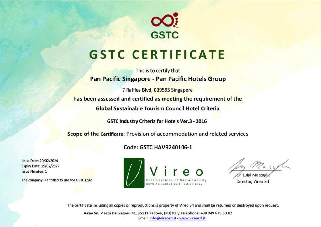 Pan Pacific Hotel Singapore